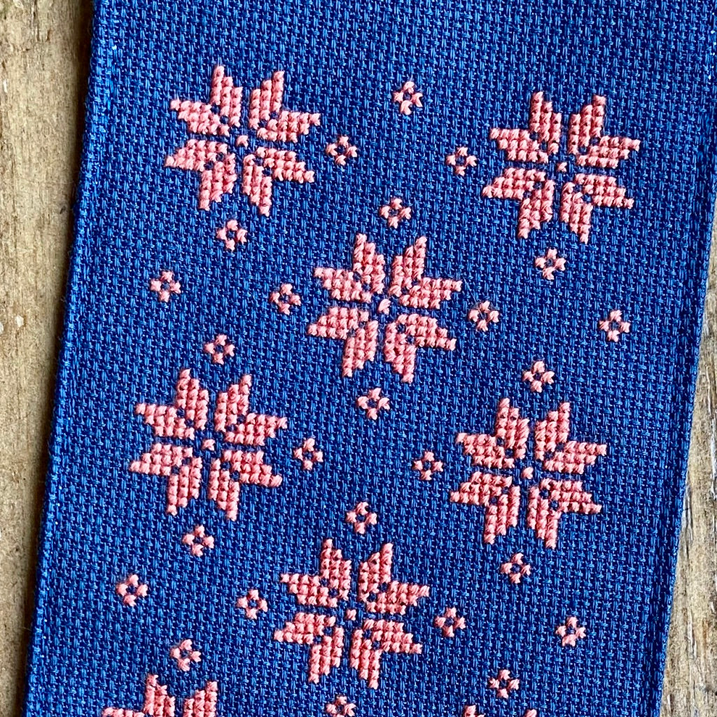 Cross stitch snow flakes