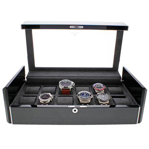 Aevitas 12 Watch Box in Carbon Fibre