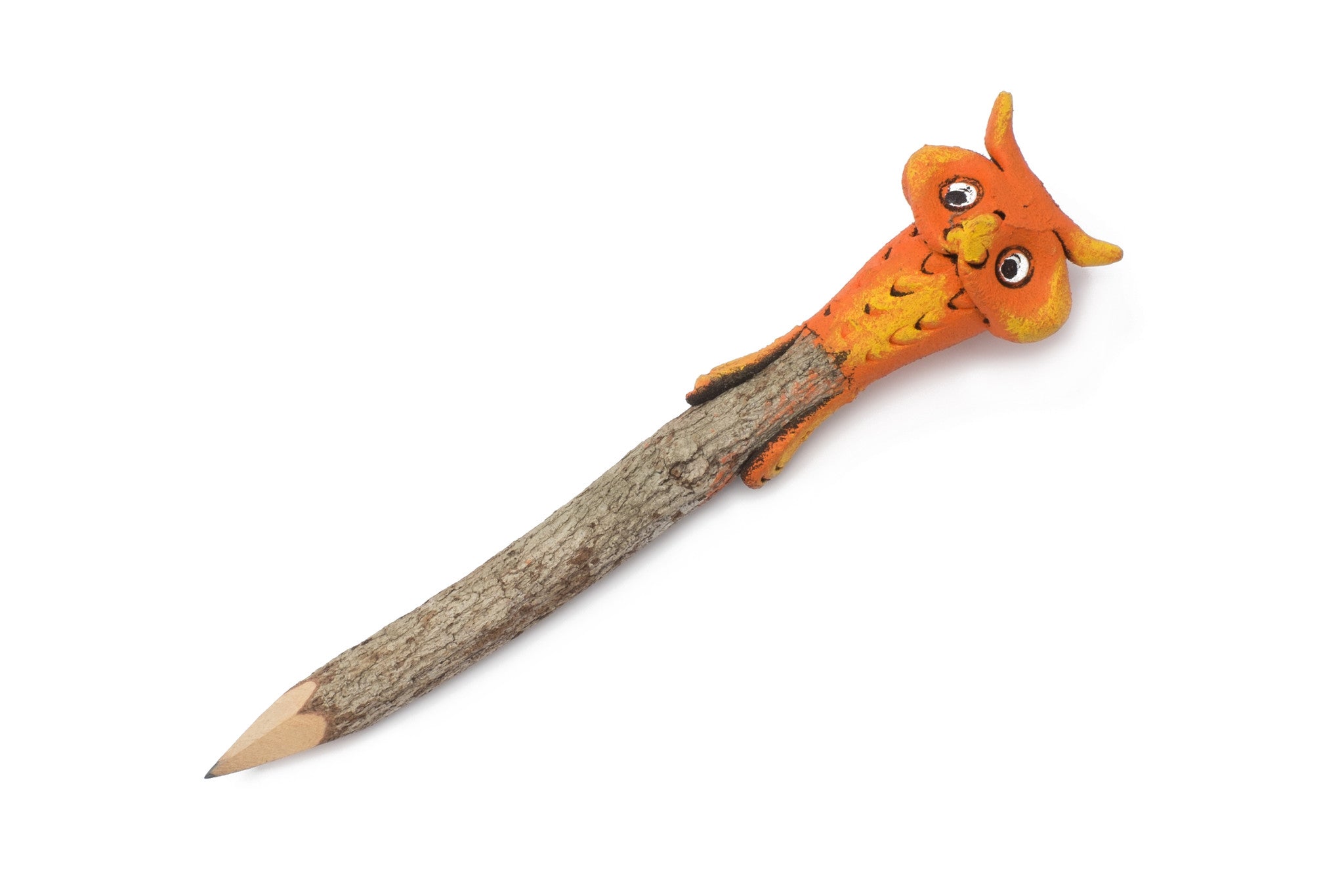 Orange Owl Pencil