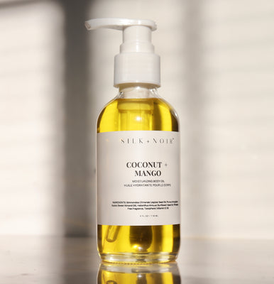 Warm Vanilla Sugar Moisturizing Body Oil – Silk + Noir