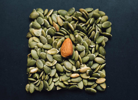 10 best snacks for the office so you can do your best work. #8 Roasted Pumpkin Seeds