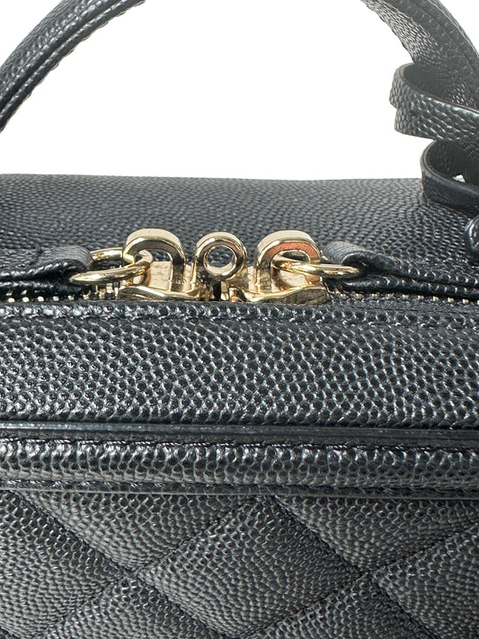 CHANEL 18S Iridescent Dark Beige Caviar Rectangular Mini Flap Bag Brus –  Jemeryluxury