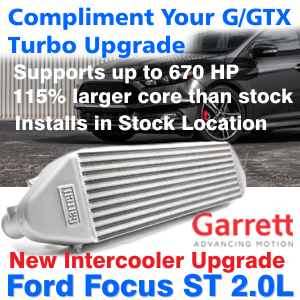 Intercooler, NEW Garrett upgrade for 2012+ Ford Focus ST 2.0L Ecoboost, P/N 880736-6001