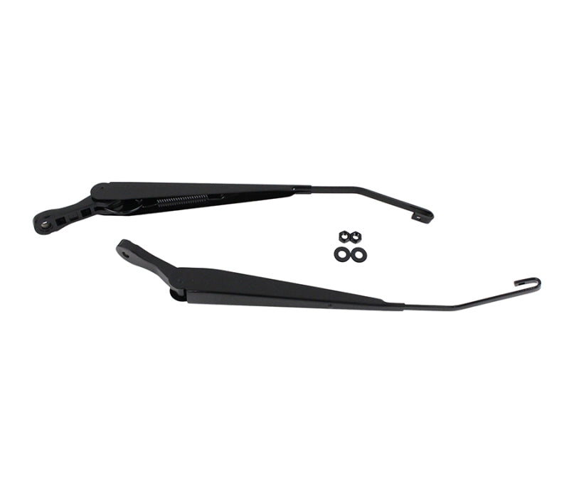 Kentrol 07-18 Jeep Wrangler JK Windshield Wiper Arms Pair - Powdercoat