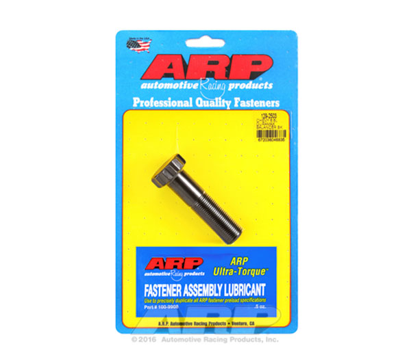 ARP 18 mm x 1.5" Thread Harmonic Balancer Bolt 2.750" Long 27 mm 12 Point Head Chromoly - Black Oxide - eliteracefab.com