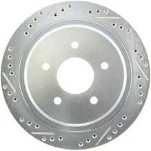Load image into Gallery viewer, StopTech Select Sport Drilled &amp; Slotted Rotor - Rear Right - eliteracefab.com