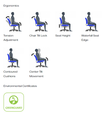 OTG11732 Luxhide Executive Chair - Armless