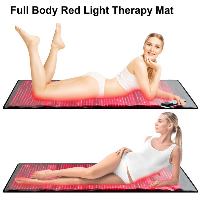 Full body LED red light therapy mat relieve fatigue soreness infrared light therapy repair beauty care