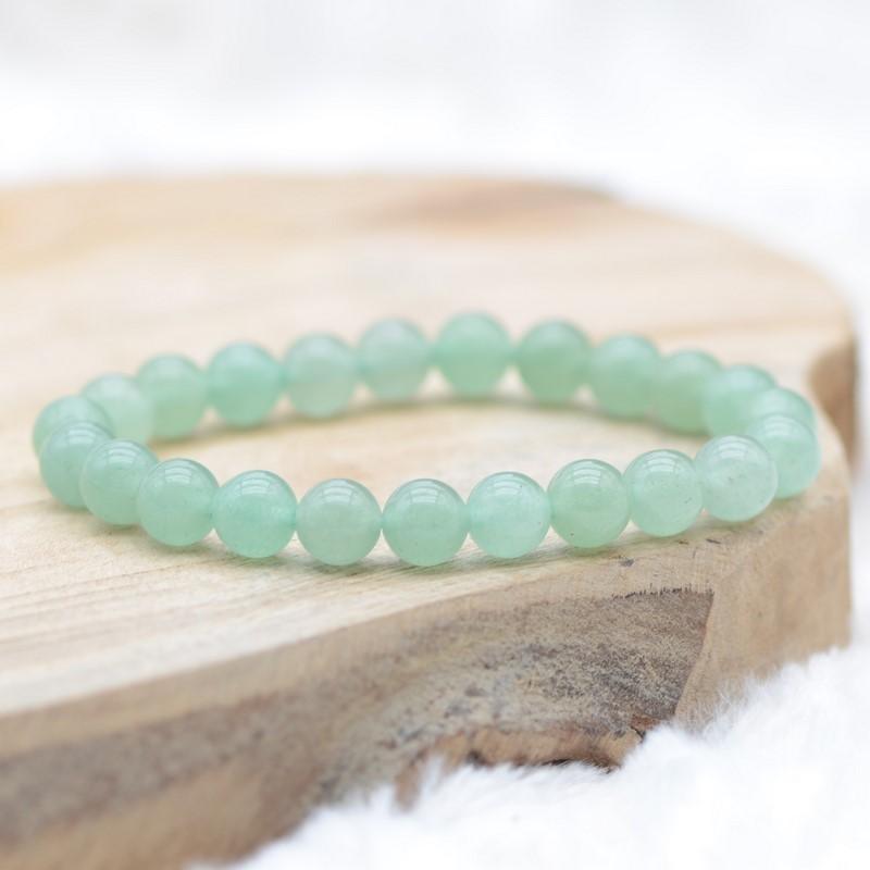 Bracelet «Quiétude» Aventurine Verte Pierre semi-précieuse