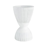 Vase pholade stries blanc