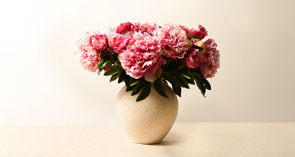 Bouquet et vase