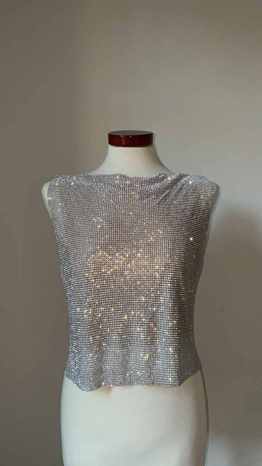 Chainmail top, Bikini Crystal Top