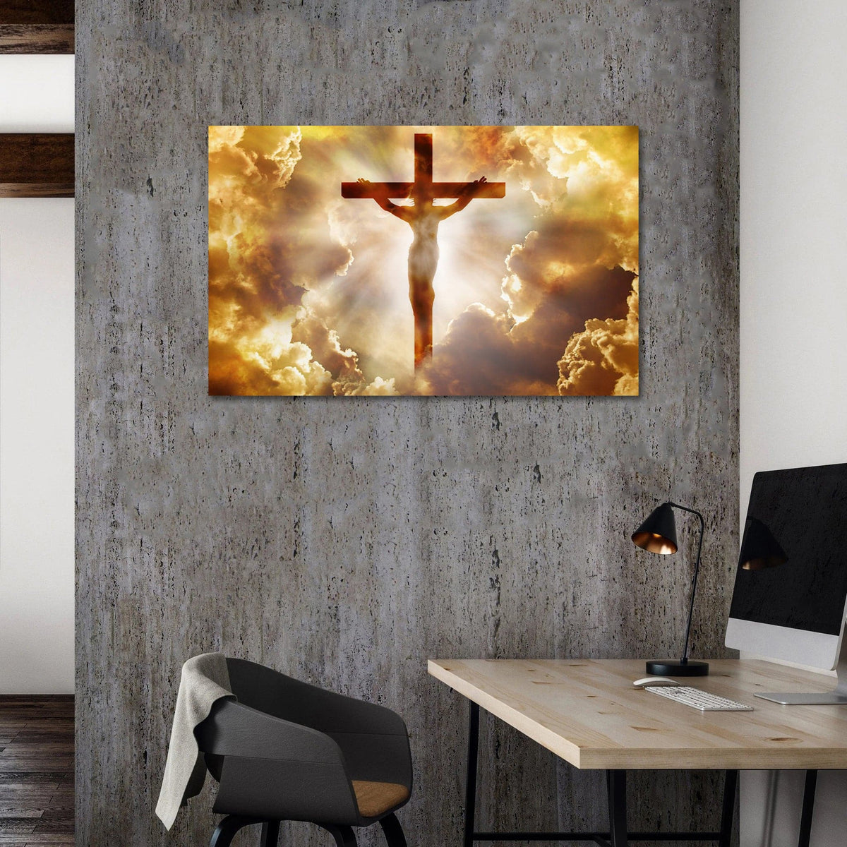 1 Panel - Jesus Cross – Love Print & Free shipping NZ