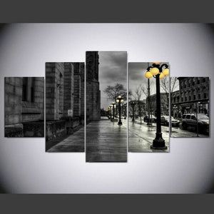 5 Panels - City Night