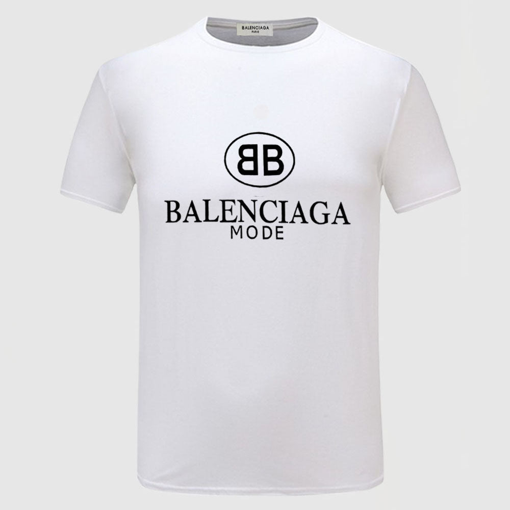 Balenciaga Fashion Classic Round Neck Short Sleeved T Shirt