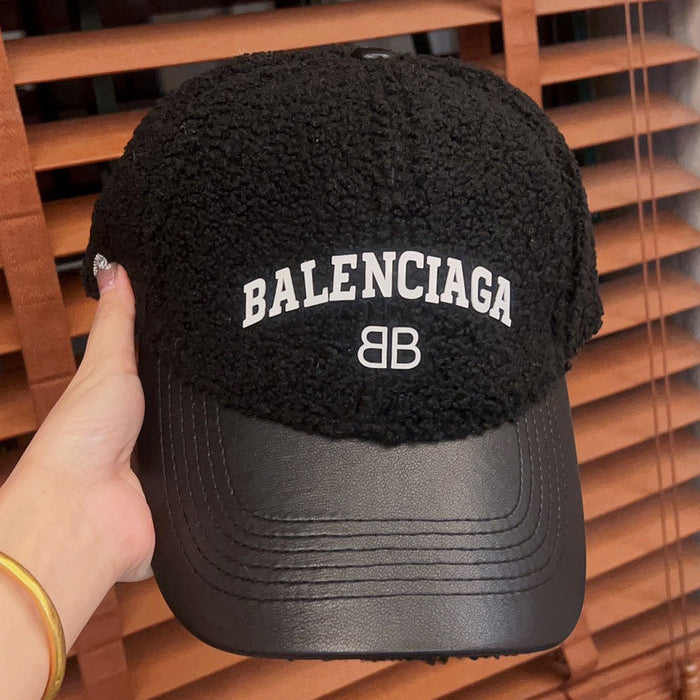 Balenciaga Fashion Plush Baseball Hat Sunshade Hat