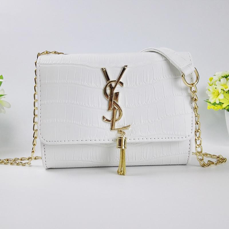 YSL Women Shopping Bag Leather Chain Satchel Shoulder Bag Crossb