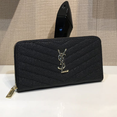 YSL Hot Sale Classic Women's Zipper Small Wallet, Coin Purse, Key Case, Ladies Handbag
