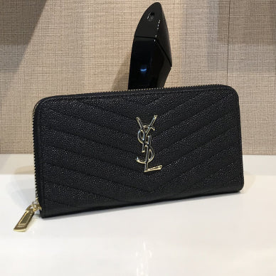 YSL Hot Sale Classic Women's Zipper Small Wallet, Coin Purse