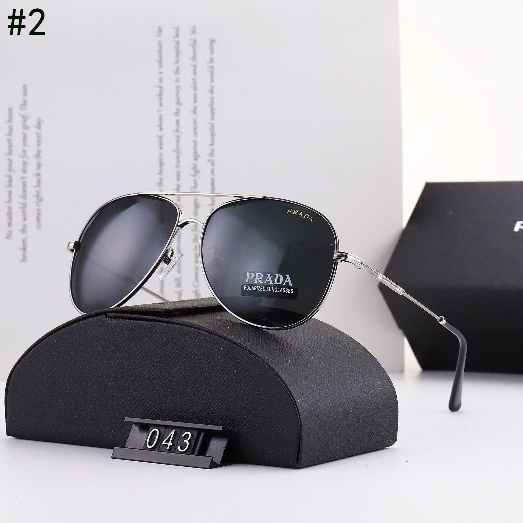 Prada Casual Popular Sun Shades Eyeglasses Glasses Sunglasses