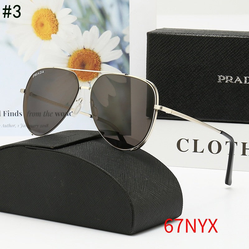 Prada Casual Popular Sun Shades Eyeglasses Glasses Sunglasses