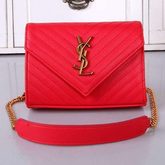 YSL Women Shopping Bag Leather Chain Satchel Shoulder Bag Crossb