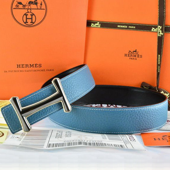 Hermes Popular Woman Men Fashion Smooth Buckle Leather Belt