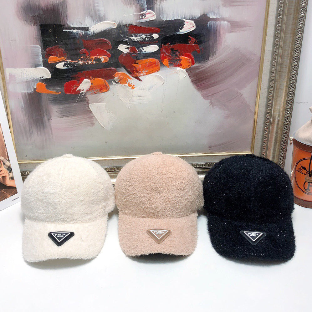 Prada Fashion Classic Plush Hat