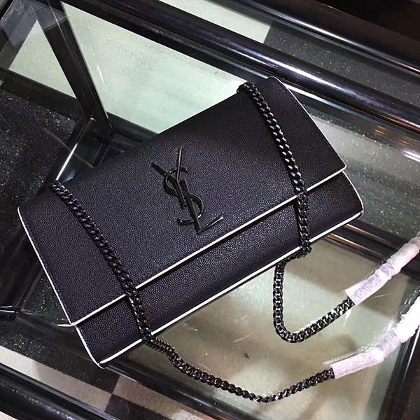 YSL Women Shopping Fashion Leather Chain Satchel Shoulder Bag Cr