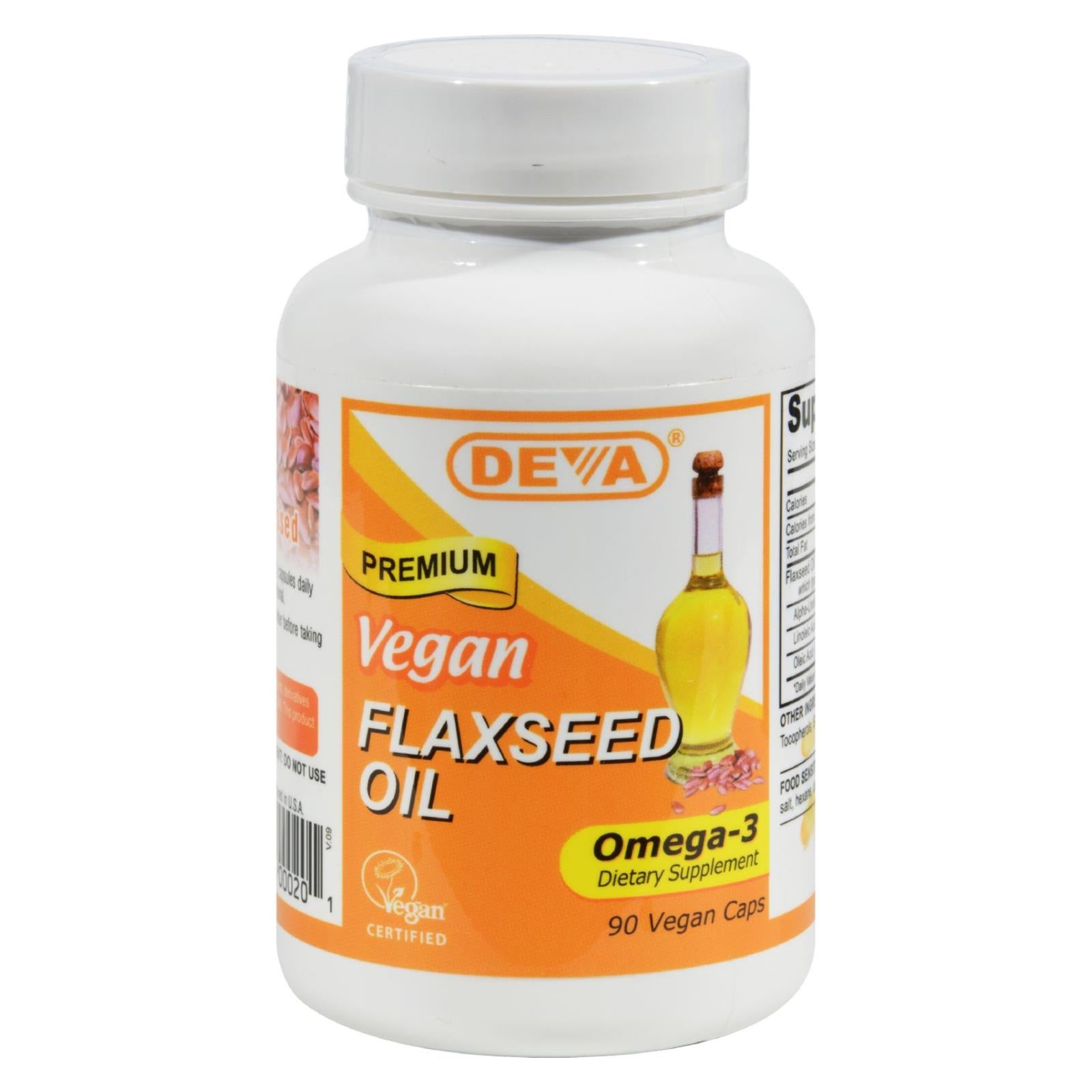 Deva Vegan Vitamins Flaxseed Oil