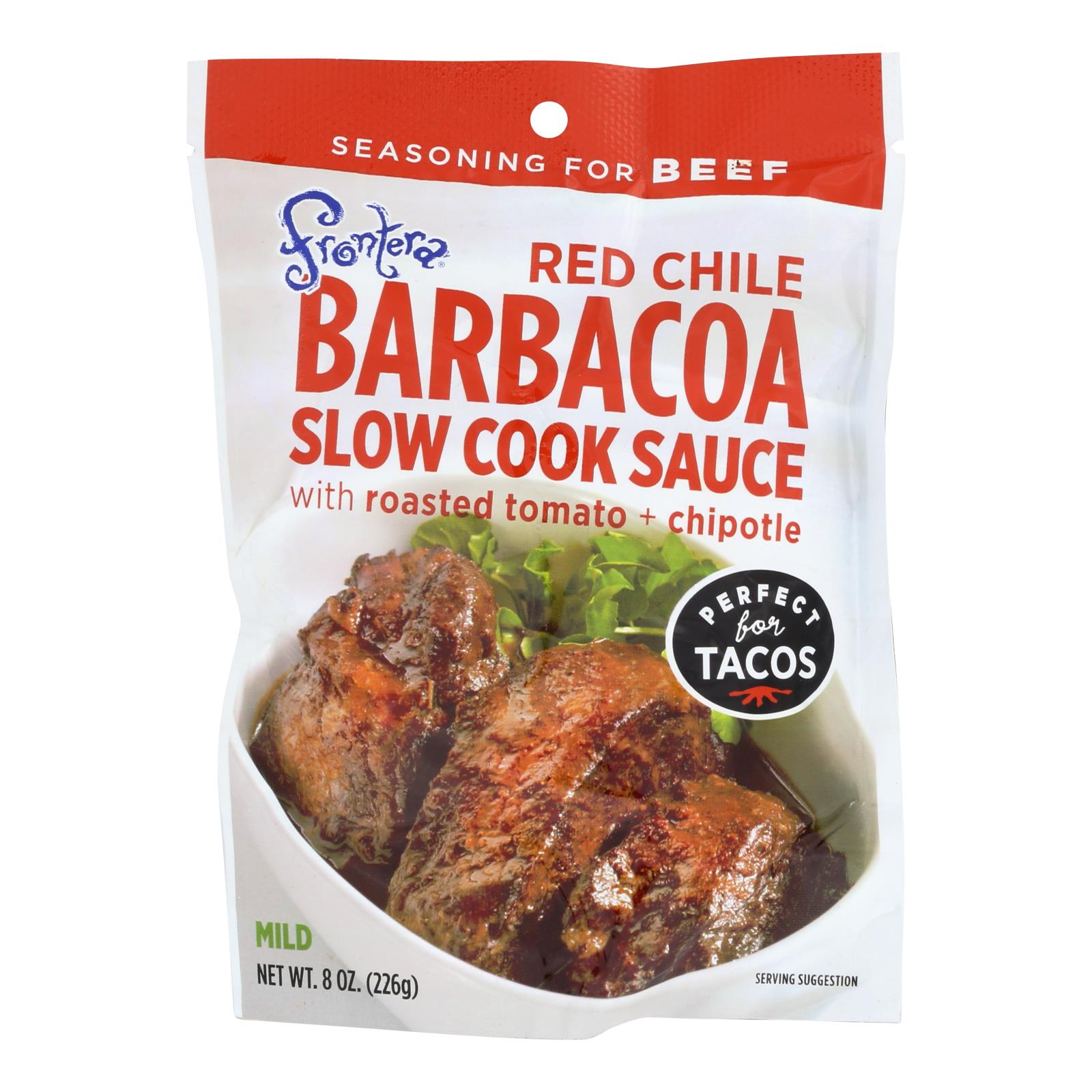 Frontera Foods Salsa Barbacoa De Chile Rojo De Cocción Lenta