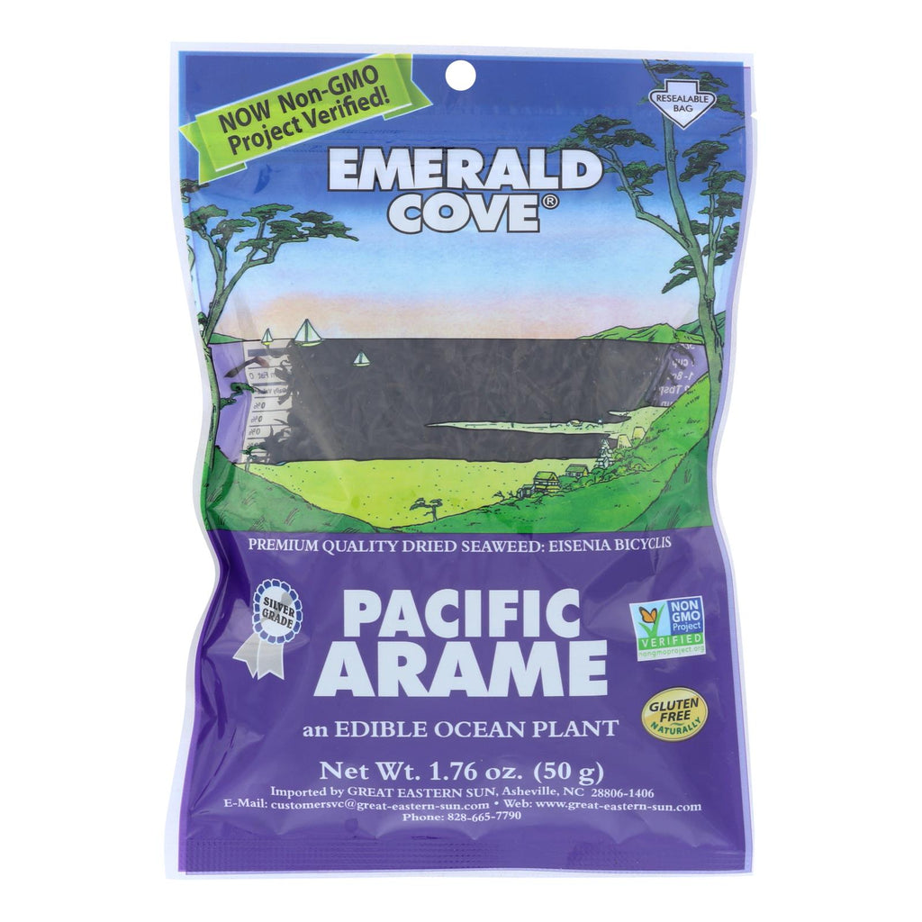Emerald Cove Pacific Arame - Sea Vegetables - Silver Grade - 1.76 Oz - Case Of 6 - Cozy Farm 