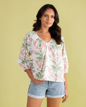 Beatrice Top (Lily Stripe) - Only Options Valdosta