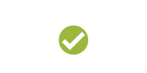 green checkmark