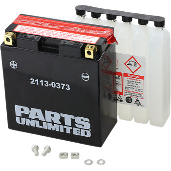 Parts Unlimited AGM Factory Activated Battery YTZ10S 2113-0089