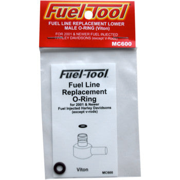 FUEL-TOOL MC600 Replacement Fuel Line O-ring 5 Pack Harley