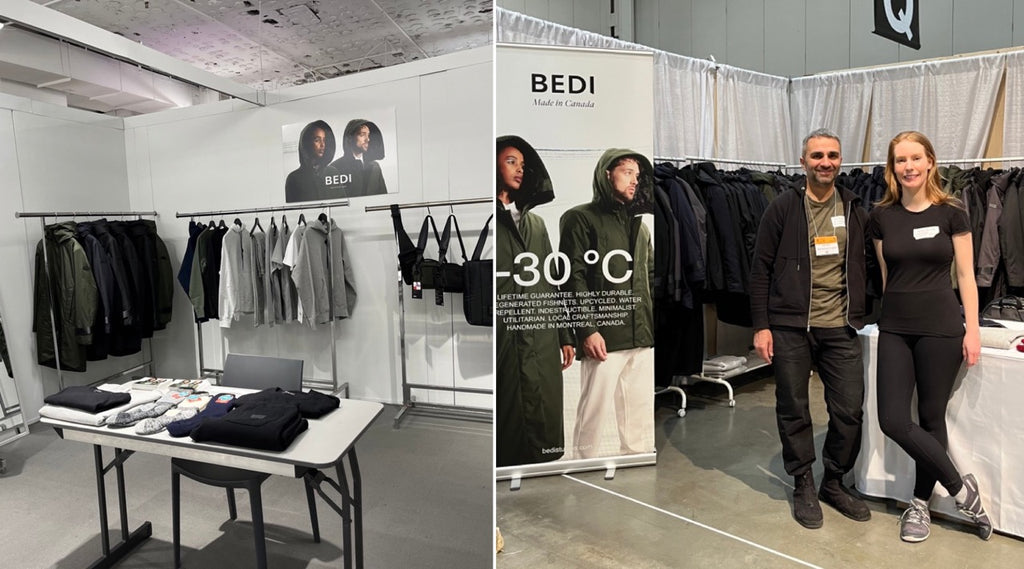 images of previous bedi studios display booths at the one of a kind show in toronto (right) and chicago (left)