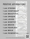 Affirmations fo rstrength