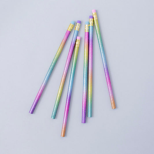 Oh My Glitter! 6 Graphite Pencils