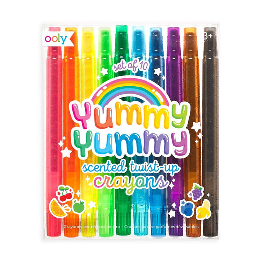 HAPPY TRIANGLES JUMBO CRAYONS SET OF 12 - Bellaboo