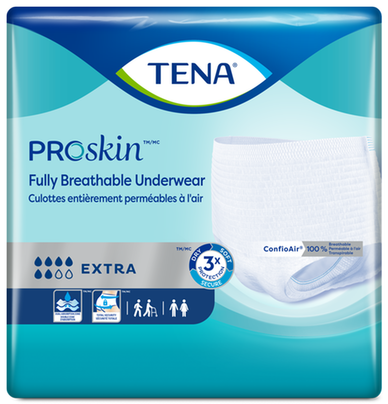 TENA® Extra Protective Incontinence Underwear, Extra Absorbency, Small