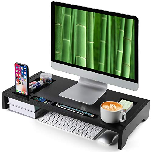 amada bamboo monitor stand