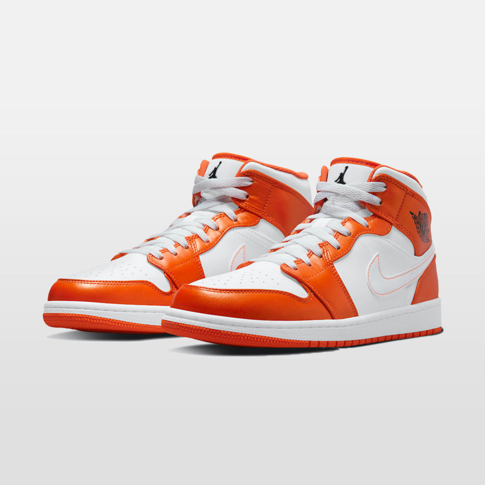 Nike Jordan 1 "Metallic Orange" Mid | Trendiga sneakers - Snabb leveranstid | Merchsweden | Jordan 1