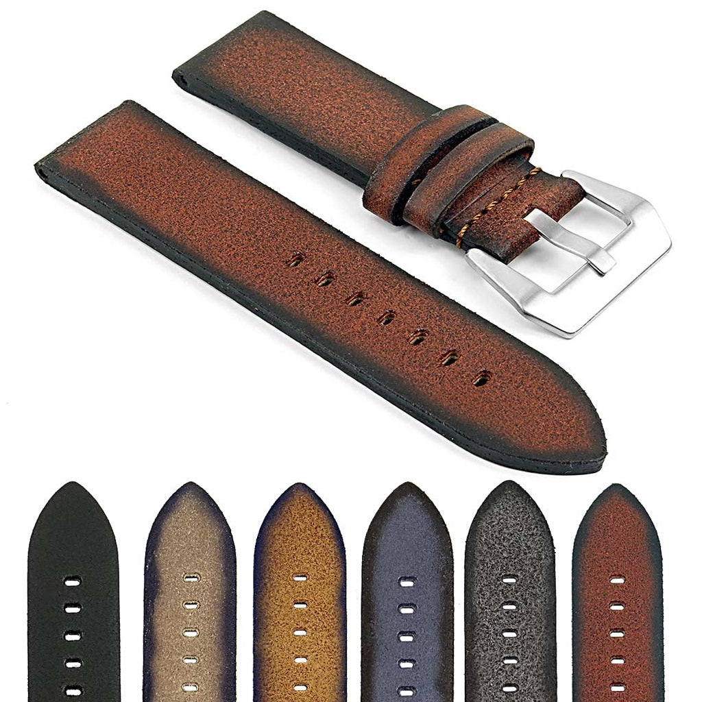 DASSARI Classic Vintage Leather Watch Strap