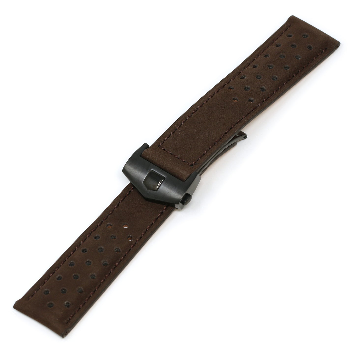 Perforated Suede Strap for Tag Heuer Carrera | North Street Watch Co.