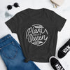Cute and cool print on this everyday T-shirt was specifically designed for vegans/plant based friends in mind! Vegan clothing, vegan sweatshirt, vegan t-shirt, vegan lounge wear, plant based lifestyle