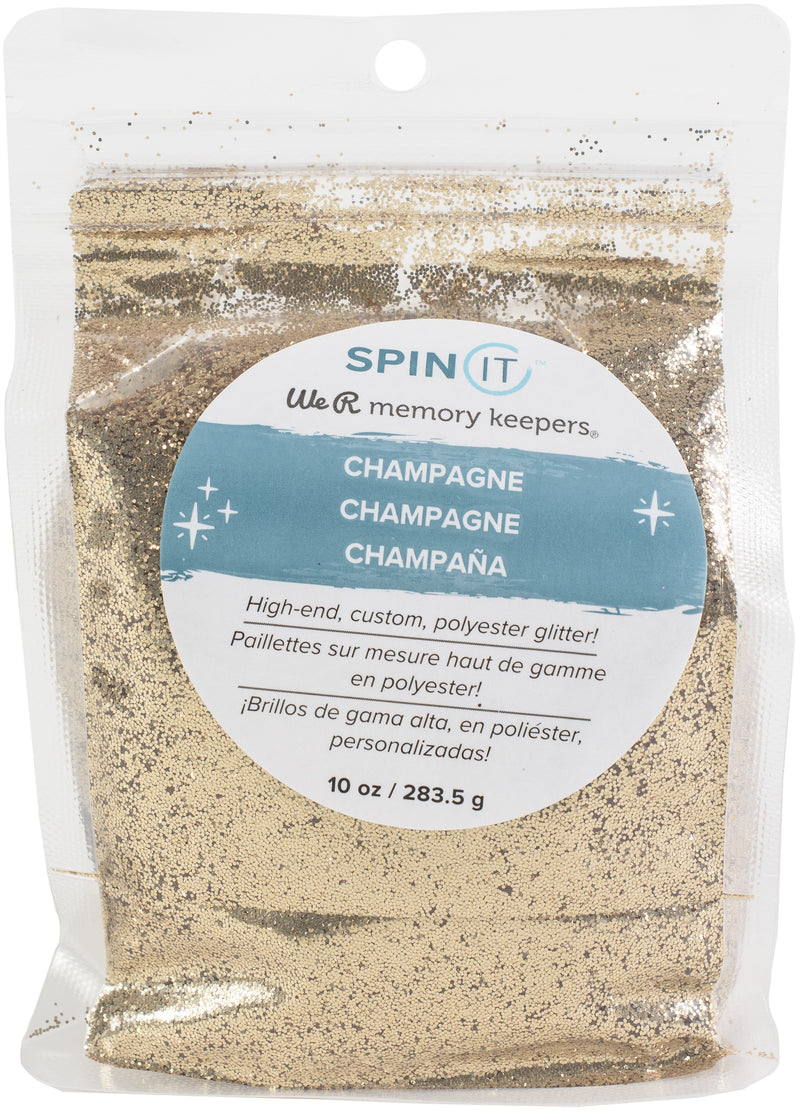 We R Memory Keepers Spin It Fine Glitter 10oz-Champagne