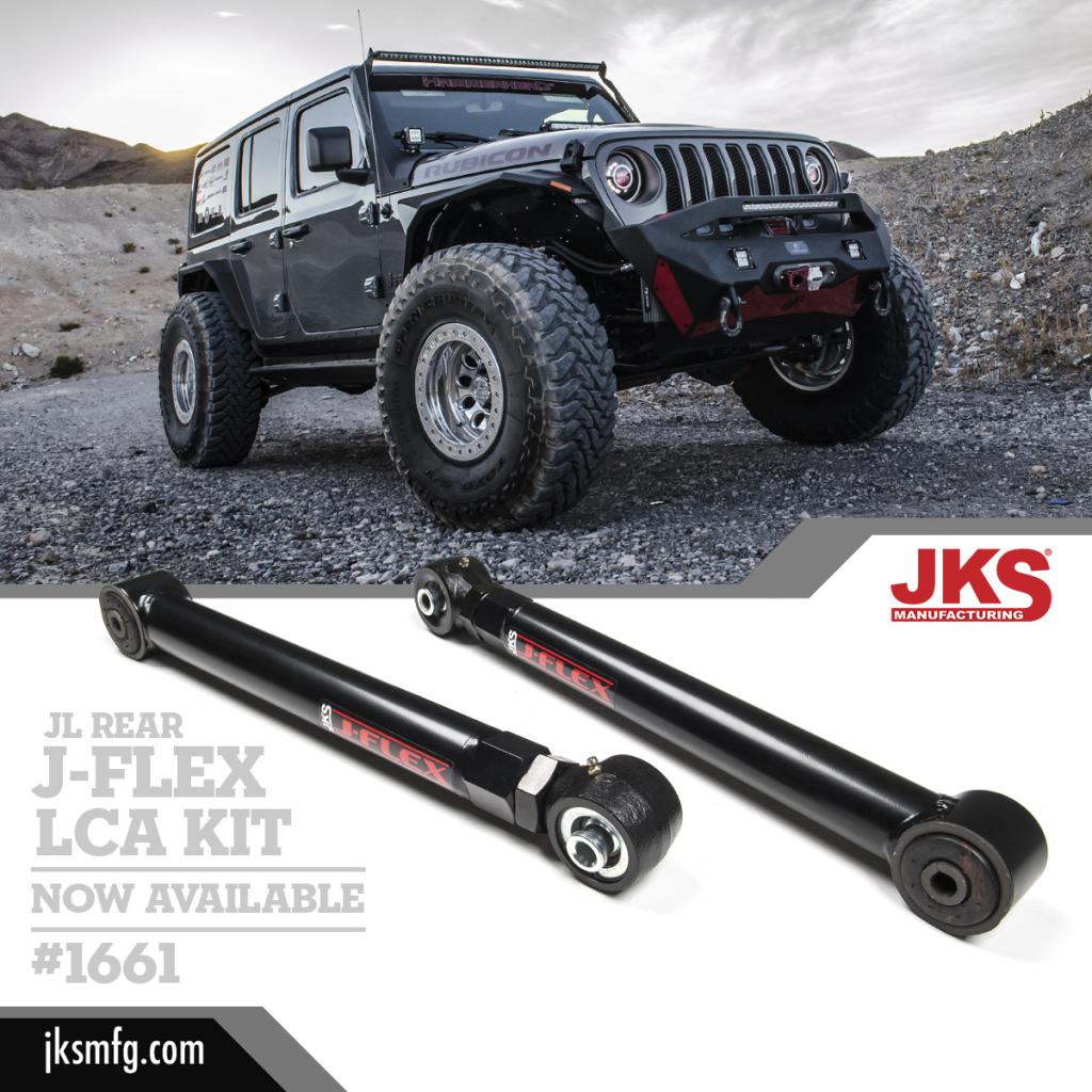 J-Flex Rear Lower Control Arms for Wrangler JL – JKS Manufacturing