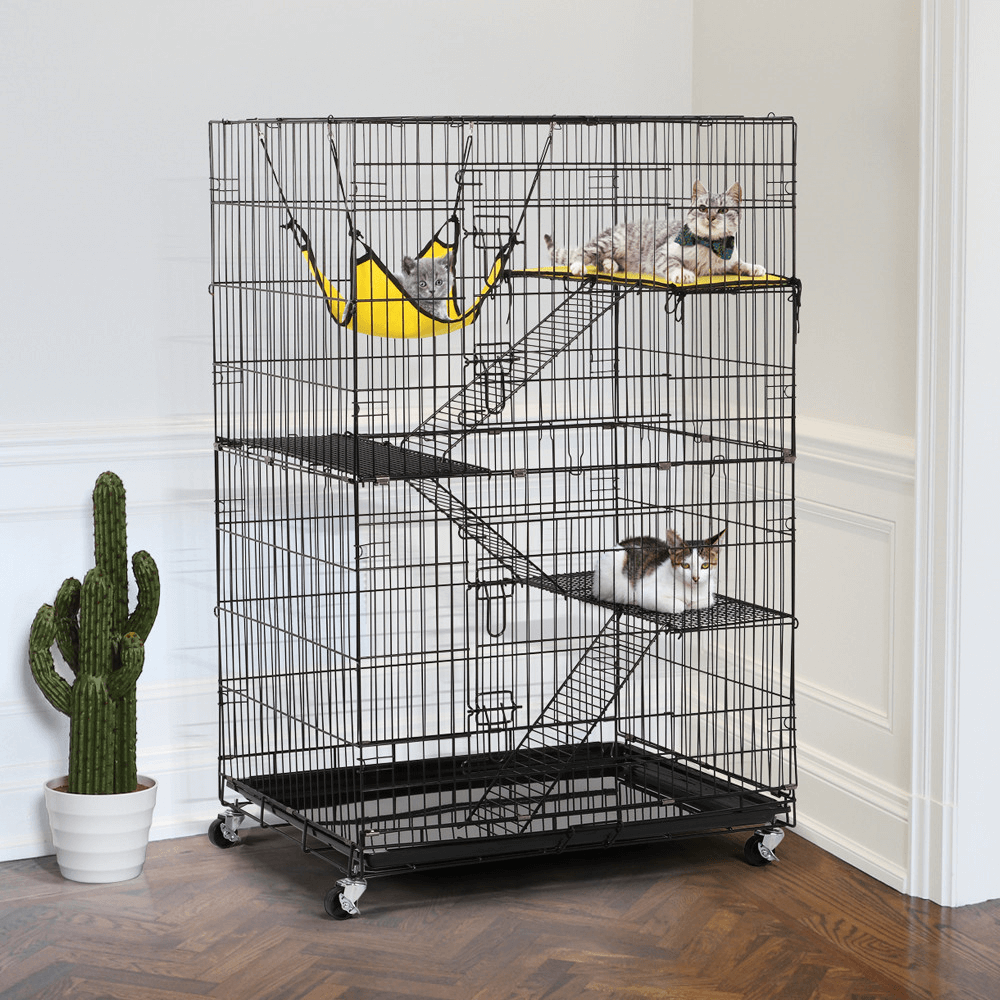 rolling cat cage