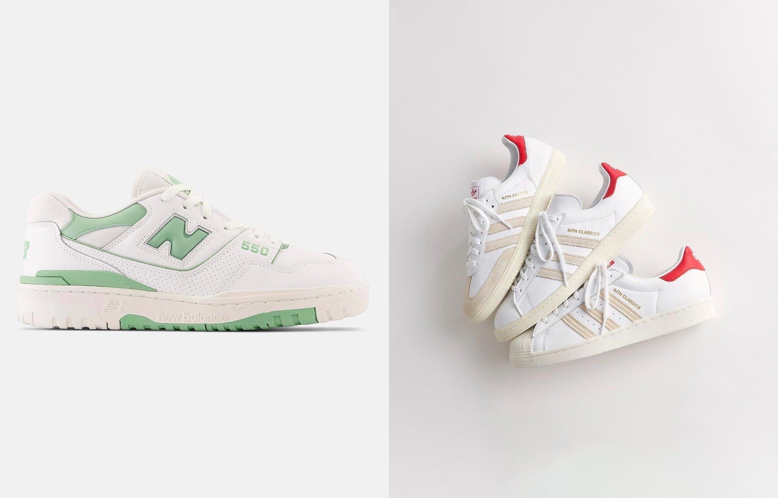 New Balance 550 - White / Team Red – Kith Europe